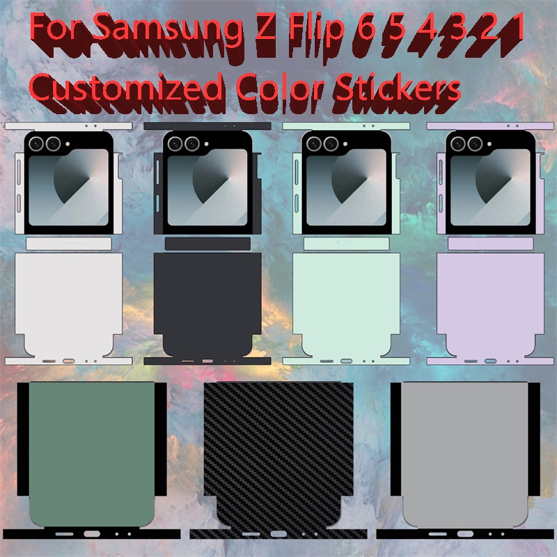 ZFlip6 สําหรับ Samsung Galaxy Z Flip 6 Z Flip 5 Z Flip 4 Z Flip 3 Z Flip 2 Z Flip 1 ส่วนบุคคลรวมทุกอ
