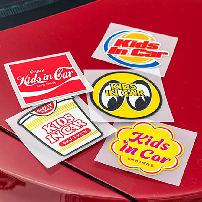 Kids IN CAR Baby IN-CAR สติ๊กเกอร์ในรถมีเด็ก เล่นรถโมเดลญี่ปุ่น