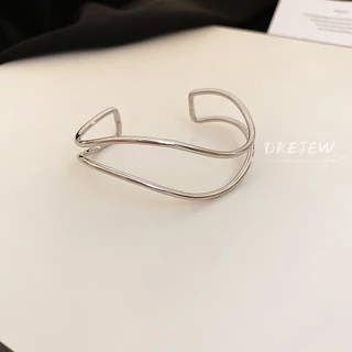 DREJEW เดรช ลมหนาวข้ามคลื่นสร้อยข้อมือยุโรปและอเมริกาใหม่แสงหรูหราสร้อยข้อมือแฟชั่นเครื่องประดับระดับไฮเอนด์ที่เรียบง่าย