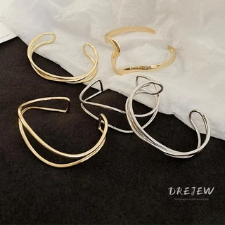 DREJEW เดรช ลมหนาวข้ามคลื่นสร้อยข้อมือยุโรปและอเมริกาใหม่แสงหรูหราสร้อยข้อมือแฟชั่นเครื่องประดับระดับไฮเอนด์ที่เรียบง่าย