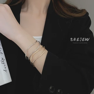 DREJEW เดรช ลมหนาวข้ามคลื่นสร้อยข้อมือยุโรปและอเมริกาใหม่แสงหรูหราสร้อยข้อมือแฟชั่นเครื่องประดับระดับไฮเอนด์ที่เรียบง่าย