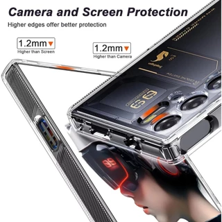 โปร่งใสเคสโทรศัพท์สําหรับ Nubia RedMagic Red Magic 10S 9 10 Air 8 8S 9S 11S 11 Pro Plus Pro + 5G กรณีกันกระแทกนุ่ม TPU ซิลิโคนกล้องเกราะป้องกัน