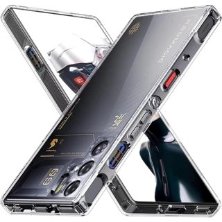โปร่งใสเคสโทรศัพท์สําหรับ Nubia RedMagic Red Magic 10S 9 10 Air 8 8S 9S 11S 11 Pro Plus Pro + 5G กรณีกันกระแทกนุ่ม TPU ซิลิโคนกล้องเกราะป้องกัน