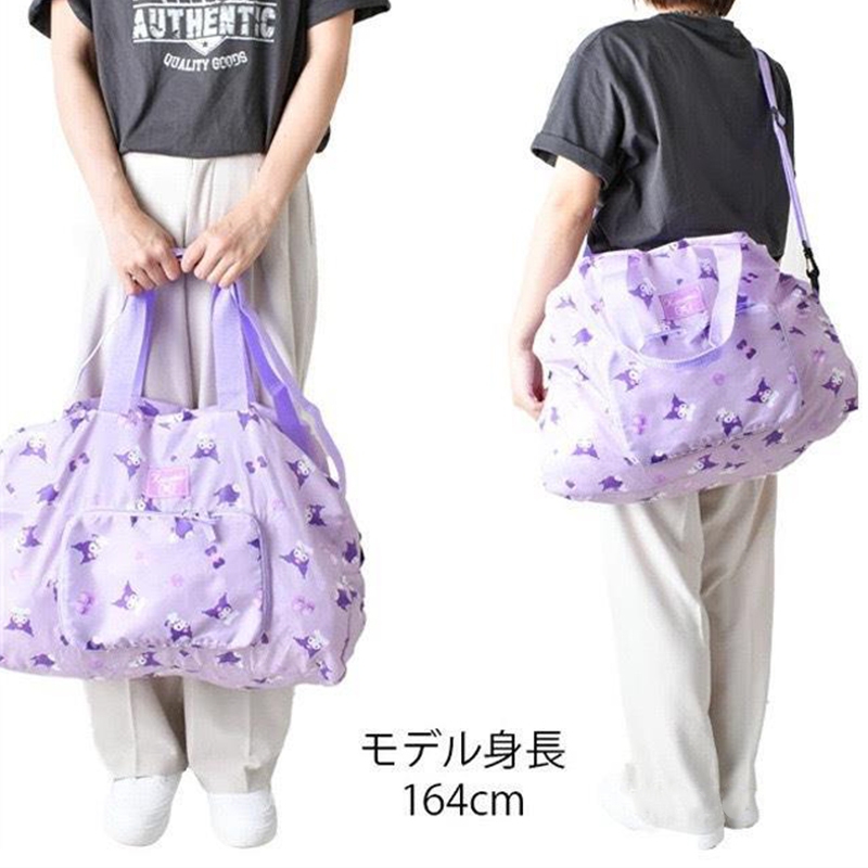 การ์ตูนน่ารักกระเป๋าเดินทางขนาดใหญ่พับcrossbodyแบบพกพาmelody Big-EaredสุนัขKuromiขนาดใหญ่ความจุOutingกระเป๋าเดินทางกระเป๋าเดินทาง