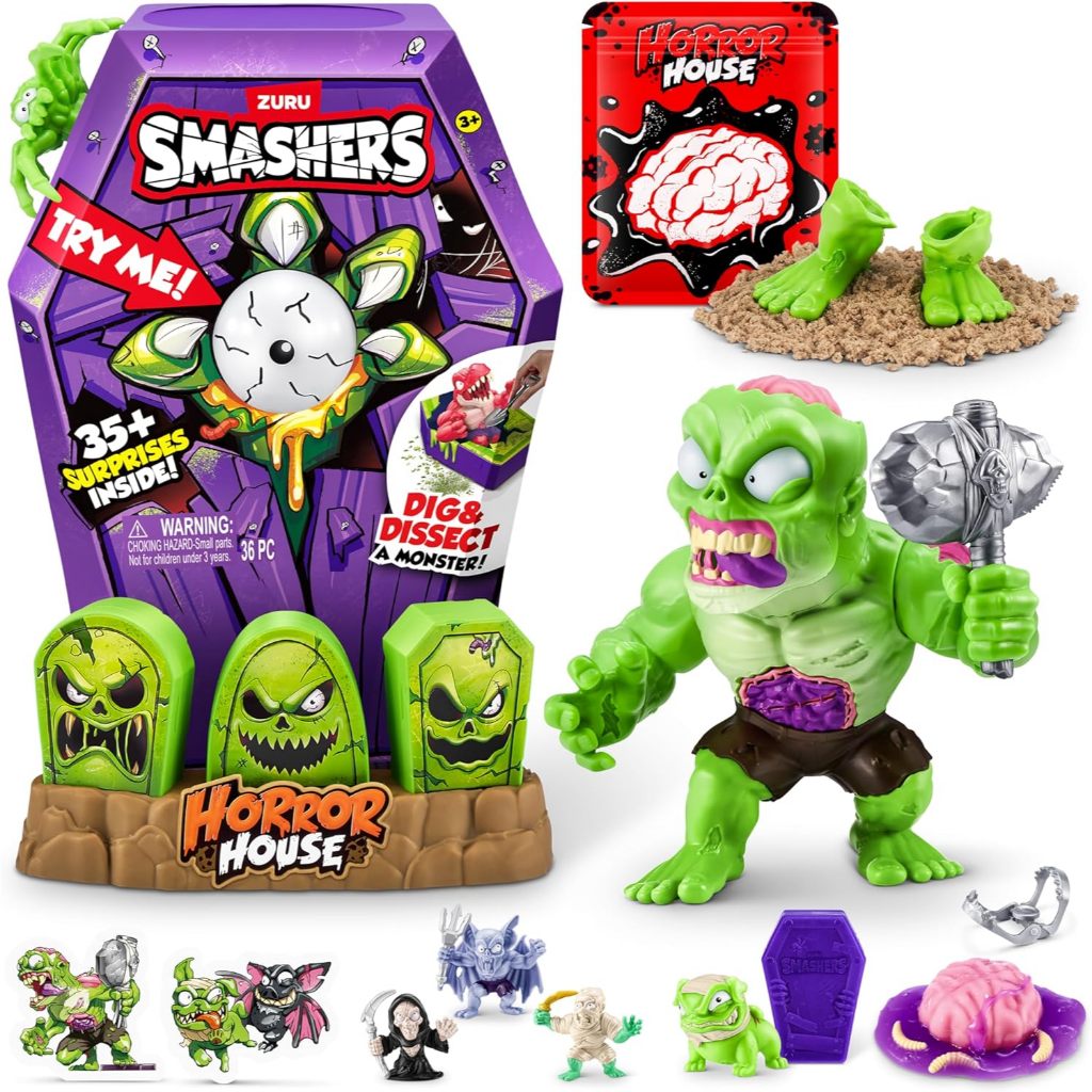 Smashers Mega Horror House (สีเขียว) โดย ZURU, Interactive Toy, ของเล่นสะสมสําหรับเด็กและวัยรุ่น