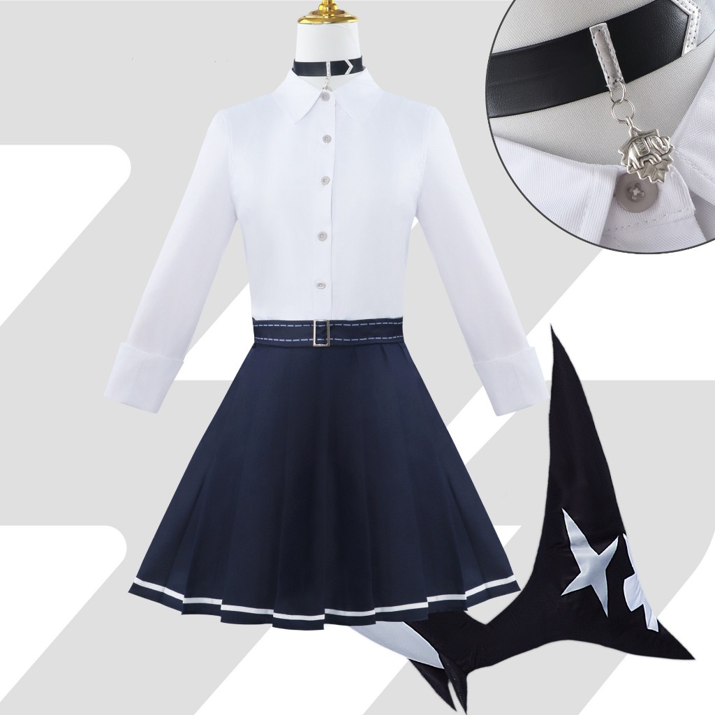 พร้อมสต็อกWUDU Zenless Zone Zero Ellen Joe JK คอสเพลย์เครื่องแต่งกาย Victoria แม่บ้านชุดนักเรียนฮาโลวีนเครื่องแต่งกาย