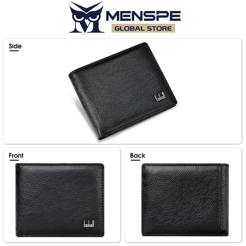 Menspe ผู้ชายกระเป๋าสตางค์สั้นสีทึบ Retro กระเป๋าเหรียญซิปกระเป๋าสตางค์ Soft PU Multi-Card ตําแหน่ง ID ผู้ถือบัตรเครดิตกระเป๋าเหรียญกระเป๋าสตางค์ธุรกิจ