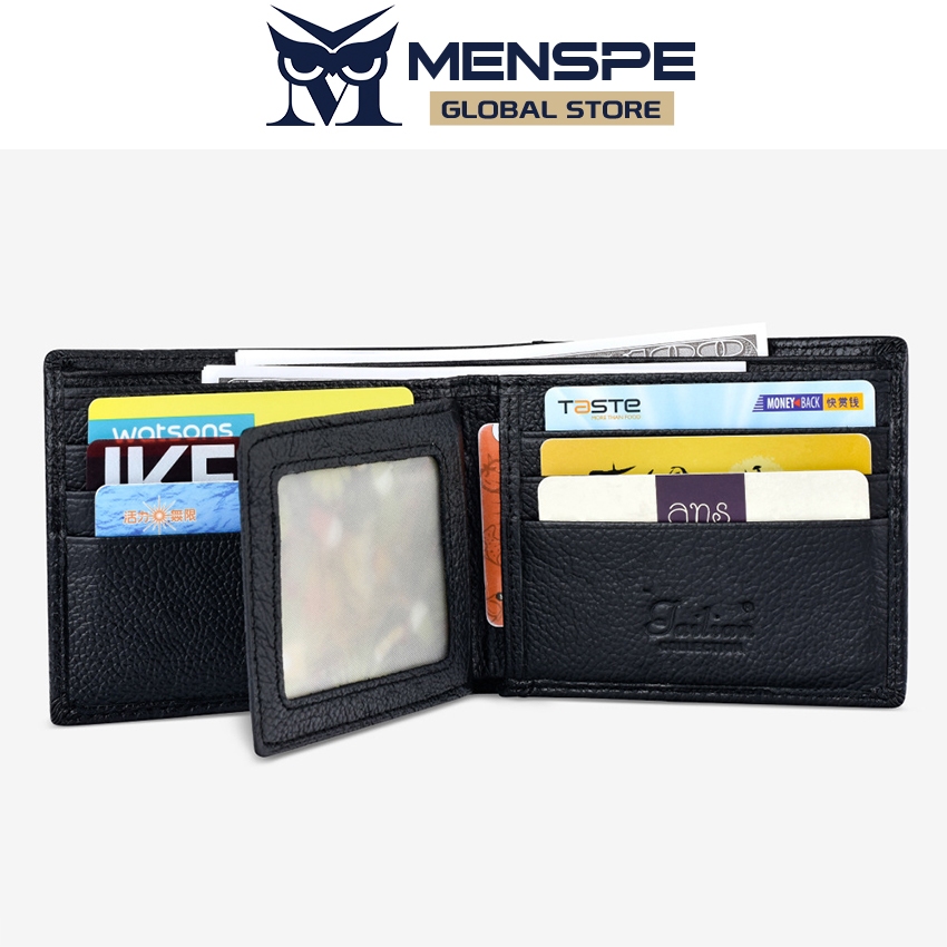 Menspe ผู้ชายกระเป๋าสตางค์สั้นสีทึบ Retro กระเป๋าเหรียญซิปกระเป๋าสตางค์ Soft PU Multi-Card ตําแหน่ง ID ผู้ถือบัตรเครดิตกระเป๋าเหรียญกระเป๋าสตางค์ธุรกิจ