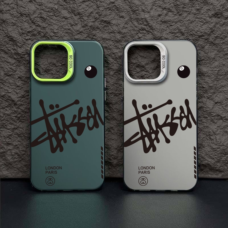 ปลอกแฟชั่น Cool สีดํา 8 บิลเลียดเคสโทรศัพท์ IMD Realme GT3 GT5 Pro หมายเหตุ 50 30 N53 A1K P1 Plus U1