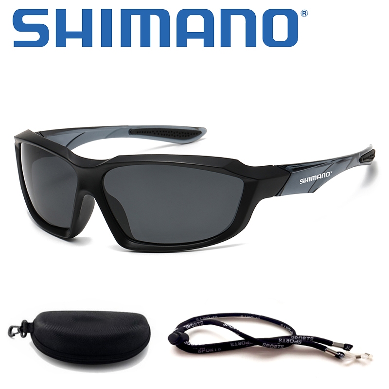 SHIMANO ชิมาโน่ แว่นกันแดดโพลาไรซ์ ยูวี400 แว่นตาขี่จักรยานแว่นกันแดด ไม่จํากัดเพศ ขับรถตั้งแคมป์เดินป่าตกปลาคลาสสิกอาทิตย์แว่นตากีฬากลางแจ้งเฉดสีพร้อมกล่อง