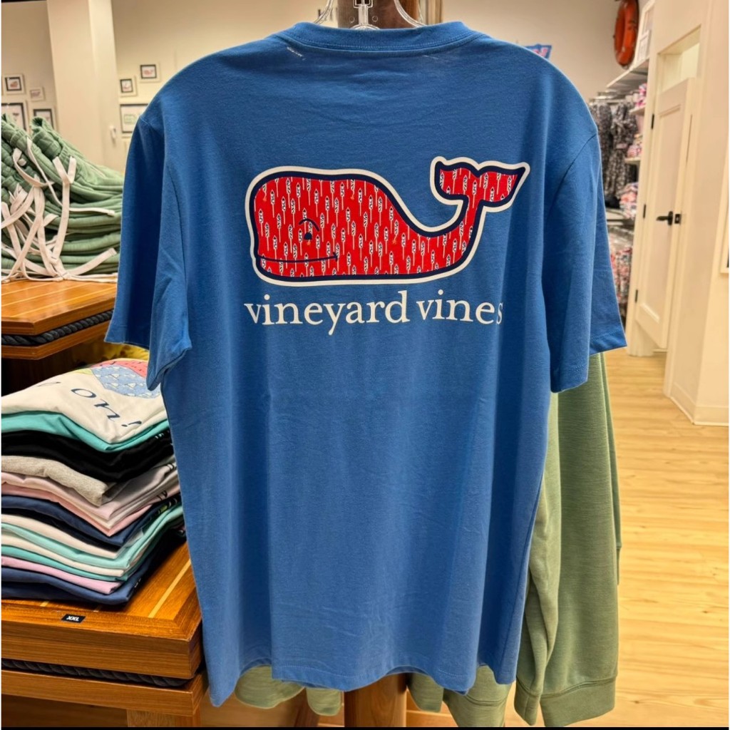 Vineyard VINES Little Whale Mens Cotton Short Sleeve T