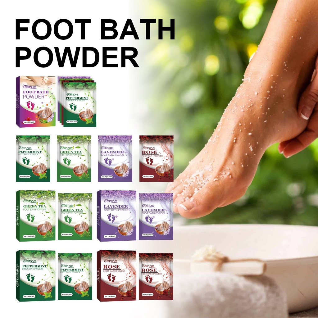 Eelhoe Foot Bath Salt Moisturize & Deep Cleanse บรรเทากล้ามเนื้อทําให้เกิดปัดเป่าความเย็น