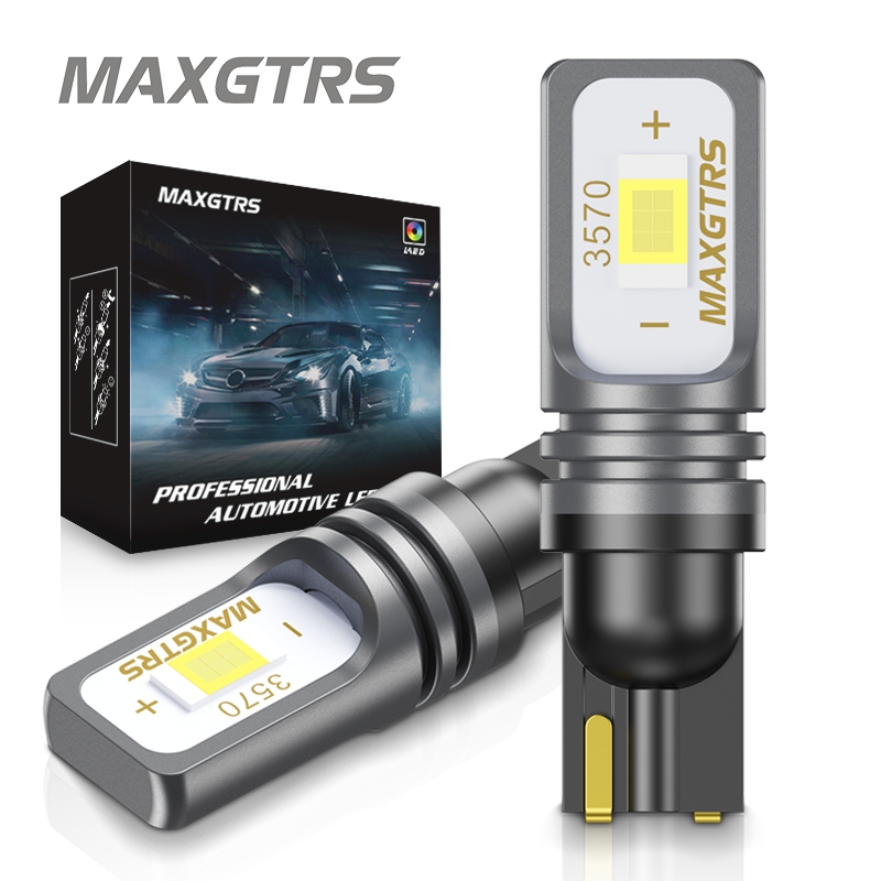 Maxgtrs T10 CANBUS W5W 168 194 3570 ชิป LED 72W ตัวบ่งชี้อัตโนมัติเปลี่ยนหลอดไฟ