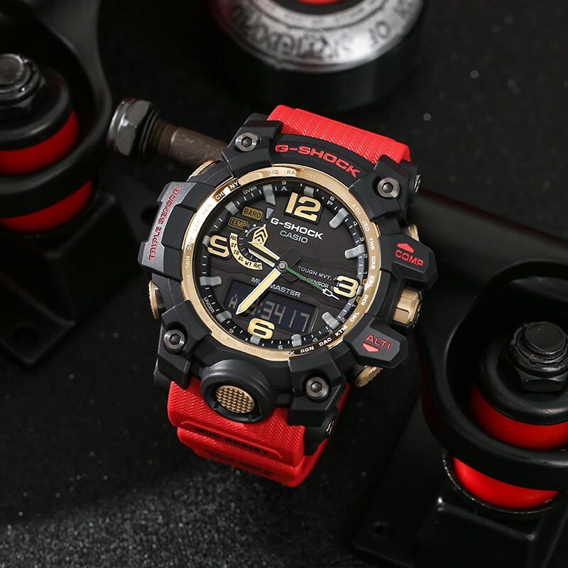 （สิงค้าขายดี）รุ่นฮิต สายแฟชั่น นาฬิกาผู้ชาย สีดำ หน้าปัดดิจิตอล สายเรซิ่น พร้อมส่ง รับประกัน 1 ปี รุ่น GWG-1000