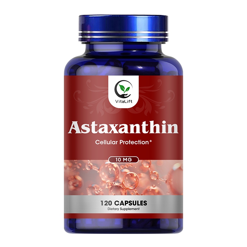 Vitalift Astaxanthin - 10mg - อาหารเสริมสารต้านอนุมูลอิสระระดับพรีเมียมเพื่อรองรับสุขภาพระบบดวงตา ผิว ข้อต่อ & ภูมิคุ้มกัน