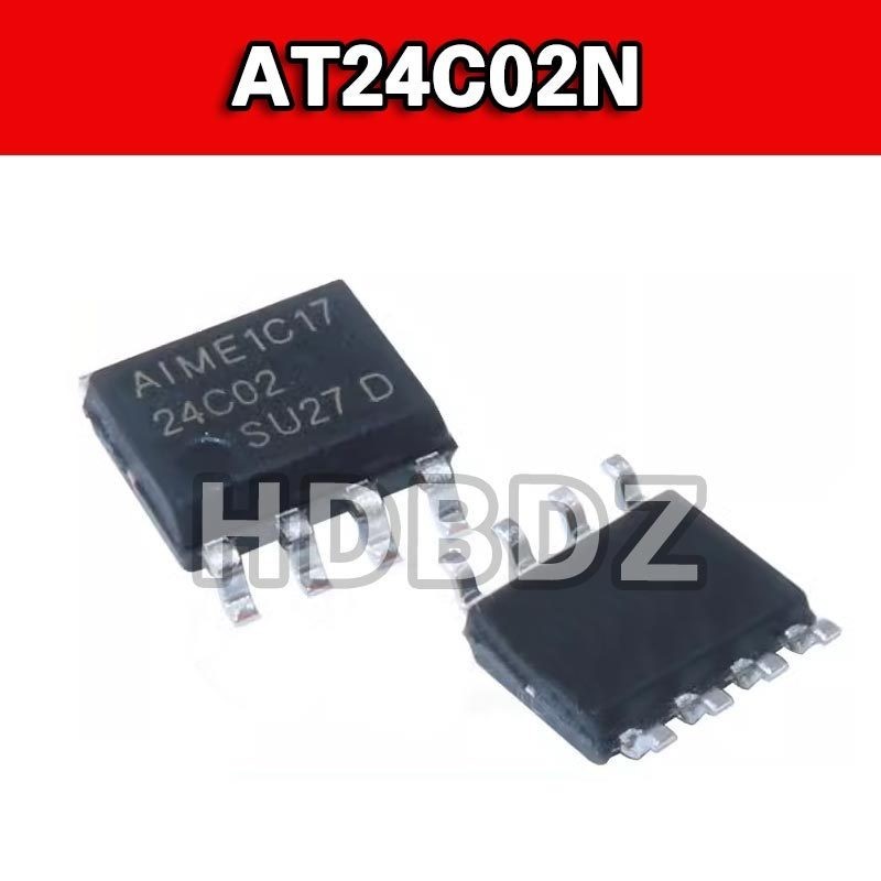 10-50PCS AT24C02N 24C02 SOP8  IC SMD ชิปหน่วยความจําพอร์ตอนุกรม