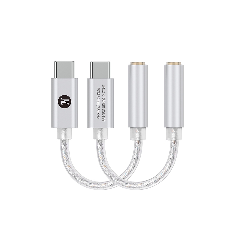 Jcally JM12 ชิปอะแดปเตอร์แปลงเสียงดิจิทัล ชุบเงิน KTO2H20 32bits/384KH DSD128 27.5mW