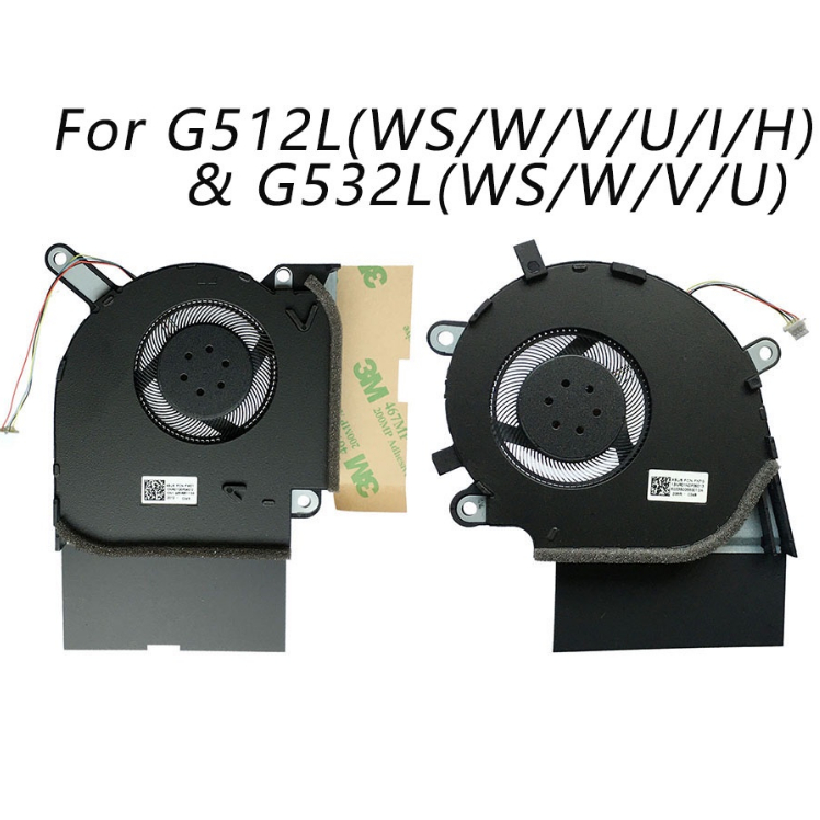 แล็ปท็อป CPU GPU พัดลมระบายความร้อน Cooler Asus ROG G712 G512 G532 G732 LV LW G712LV G512LW พัดลม Co