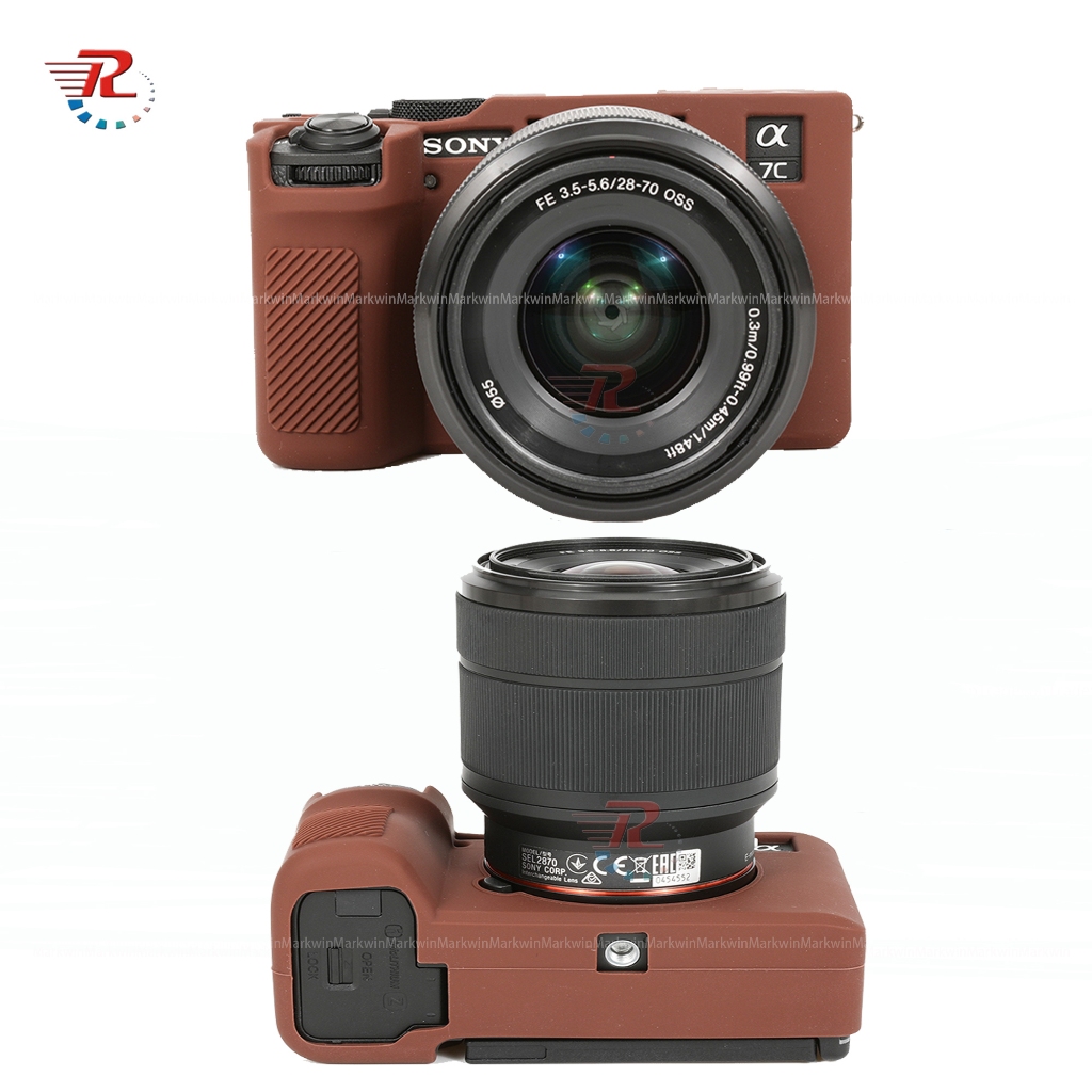 เคสกล้องซิลิโคนอ่อนนุ่มสําหรับ Sony A7CII A7C Mark II
