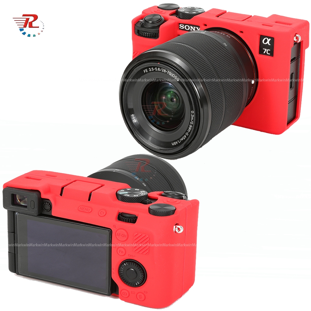 เคสกล้องซิลิโคนอ่อนนุ่มสําหรับ Sony A7CII A7C Mark II