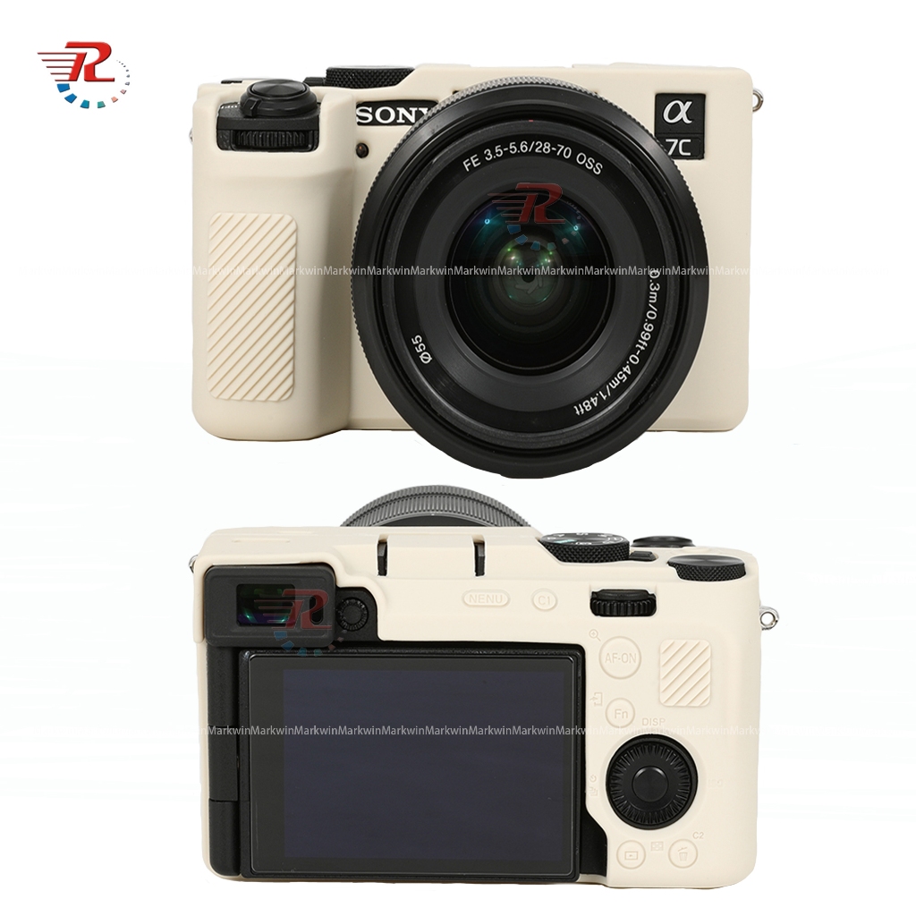 เคสกล้องซิลิโคนอ่อนนุ่มสําหรับ Sony A7CII A7C Mark II