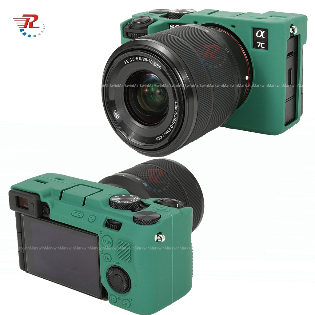 เคสกล้องซิลิโคนอ่อนนุ่มสําหรับ Sony A7CII A7C Mark II
