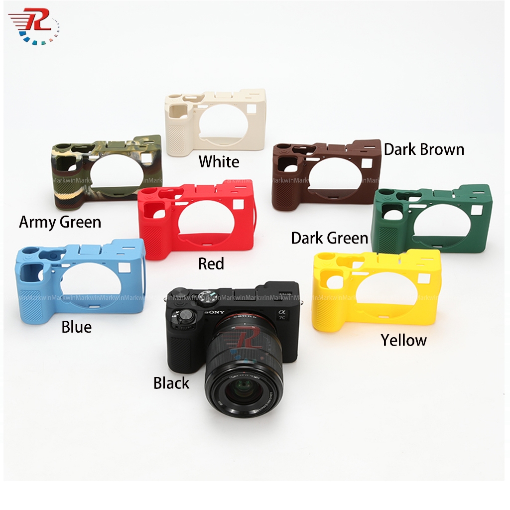 เคสกล้องซิลิโคนอ่อนนุ่มสําหรับ Sony A7CII A7C Mark II