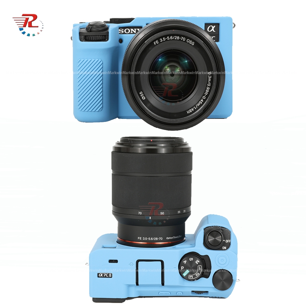 เคสกล้องซิลิโคนอ่อนนุ่มสําหรับ Sony A7CII A7C Mark II