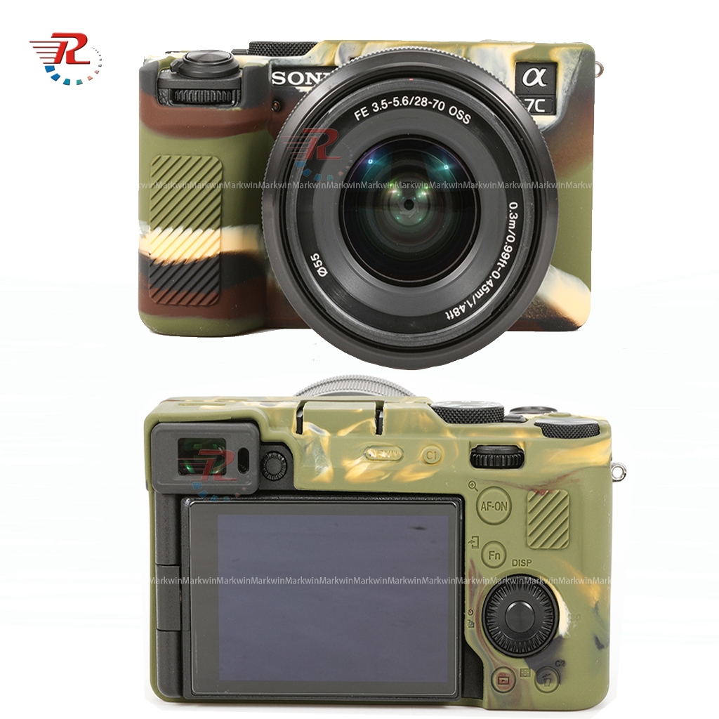 เคสกล้องซิลิโคนอ่อนนุ่มสําหรับ Sony A7CII A7C Mark II