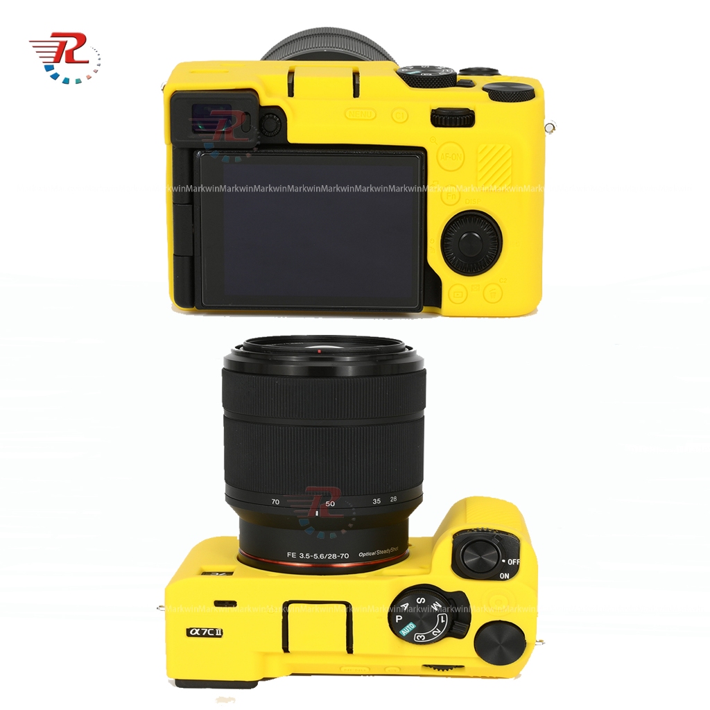 เคสกล้องซิลิโคนอ่อนนุ่มสําหรับ Sony A7CII A7C Mark II