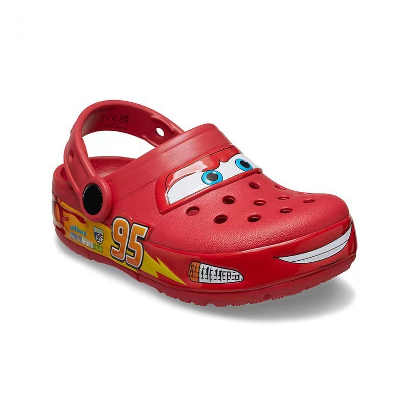 รองเท้าแตะสําหรับเด็ก Crocs McQueen พร้อม LED กระพริบ