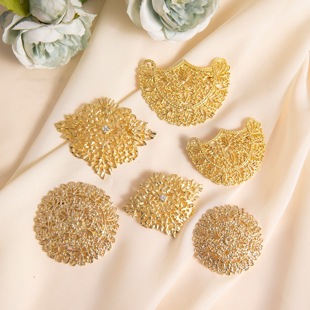 แบบดั้งเดิม Doh Kebaya BUDAK เข็มกลัด Bahu Muslimah Pin Tudug HiBEAUTON KOR