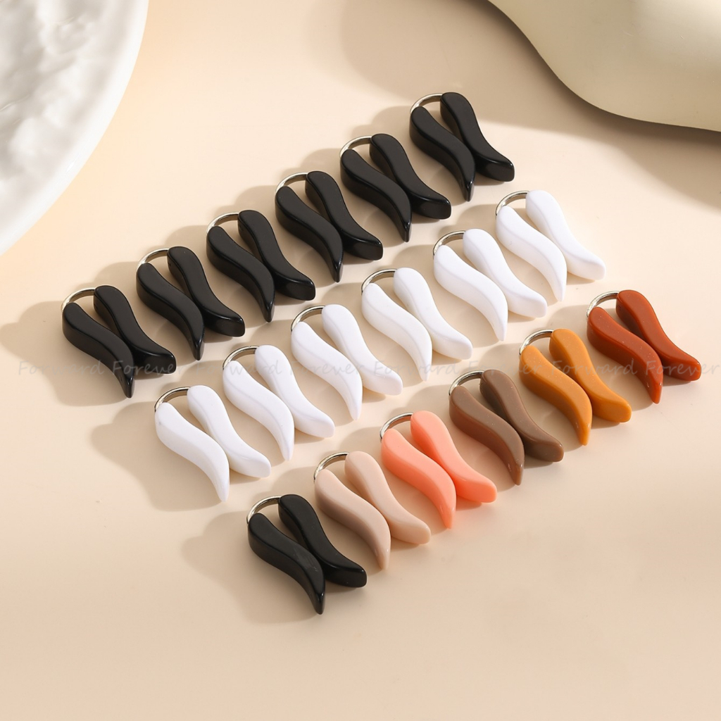 6 ชิ้น/ถุงพลาสติก muticolor Hijab Pins สําหรับผู้หญิงสีมุสลิม carf คลิปเข็มกลัด Pins