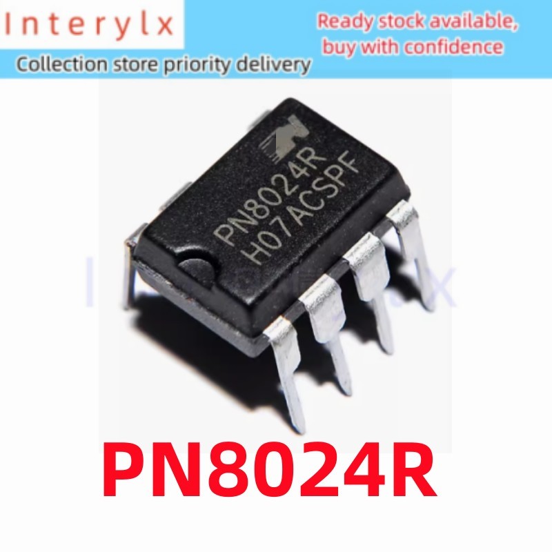 1 ชิ้น/ล็อตใหม่เอี่ยมพร้อมสต็อก PN8024R PN8024 DIP-7 In-Line 7-Pin LED Driver/Power Management ชิป I