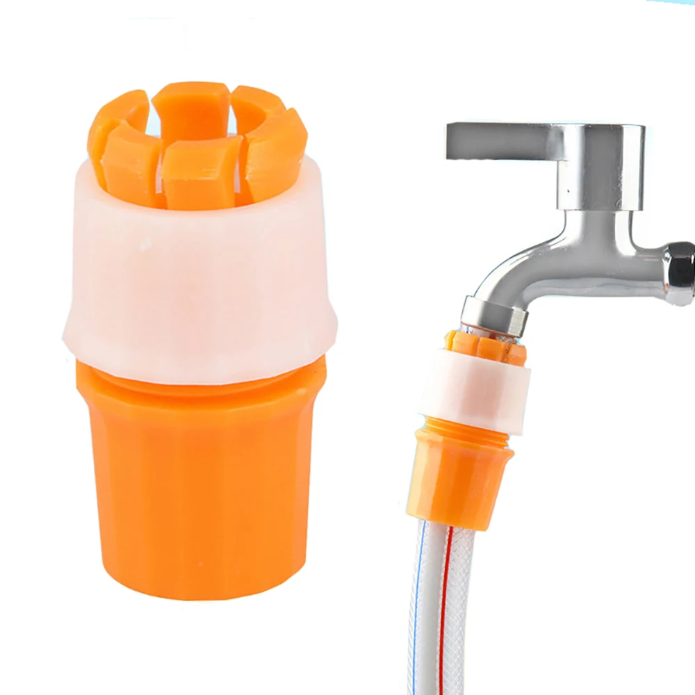 1/2 ชิ้นท่อน้ํา Quick Connectors Universal ก๊อกน้ําอินเทอร์เฟซ Backflow-proof ชลประทาน Fast ข้อต่อสวนรดน้ําท่อ