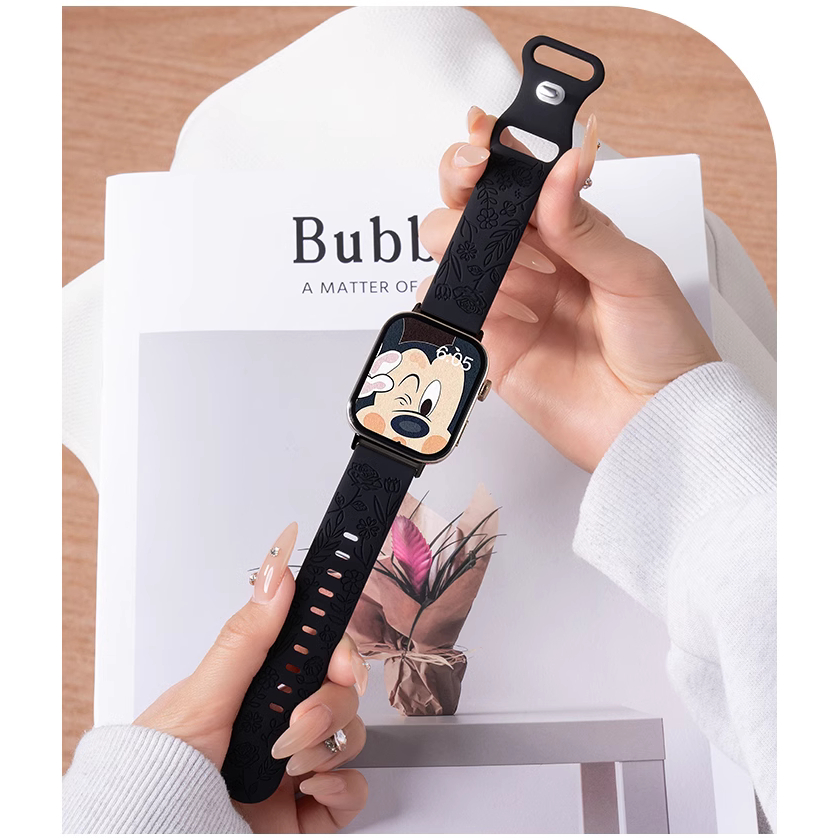 Carving Flower สาย Compatible For Redmi watch 5 Active สาย Redmi Watch 4 Strap Adjustable สาย Redmi watch 3 active Strap Mi band 8 pro สาย Bracelet Watchband Redmi watch 5 Active สาย Silicone Redmi Watch 4 สาย Accessories สาย Redmi watch 5 Lite Strap