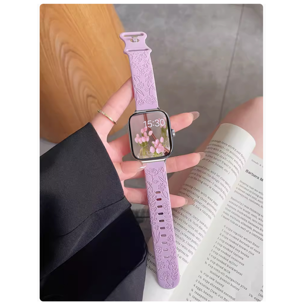 Carving Flower สาย Compatible For Redmi watch 5 Active สาย Redmi Watch 4 Strap Adjustable สาย Redmi watch 3 active Strap Mi band 8 pro สาย Bracelet Watchband Redmi watch 5 Active สาย Silicone Redmi Watch 4 สาย Accessories สาย Redmi watch 5 Lite Strap