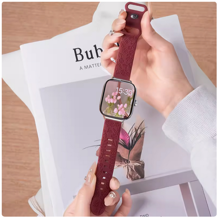 Carving Flower สาย Compatible For Redmi watch 5 Active สาย Redmi Watch 4 Strap Adjustable สาย Redmi watch 3 active Strap Mi band 8 pro สาย Bracelet Watchband Redmi watch 5 Active สาย Silicone Redmi Watch 4 สาย Accessories สาย Redmi watch 5 Lite Strap