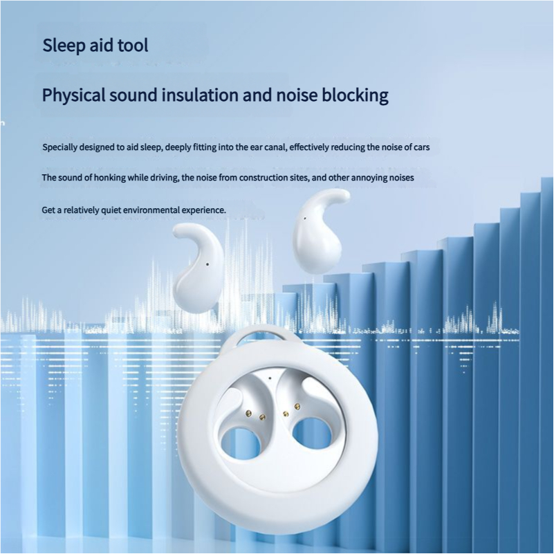 ขายร้อนP2-AIR แบบพกพา Mini Fit ซ่อนไร้สายบลูทูธ5.3 หูฟังแสงอัลตร้าและบาง Sleep Earb