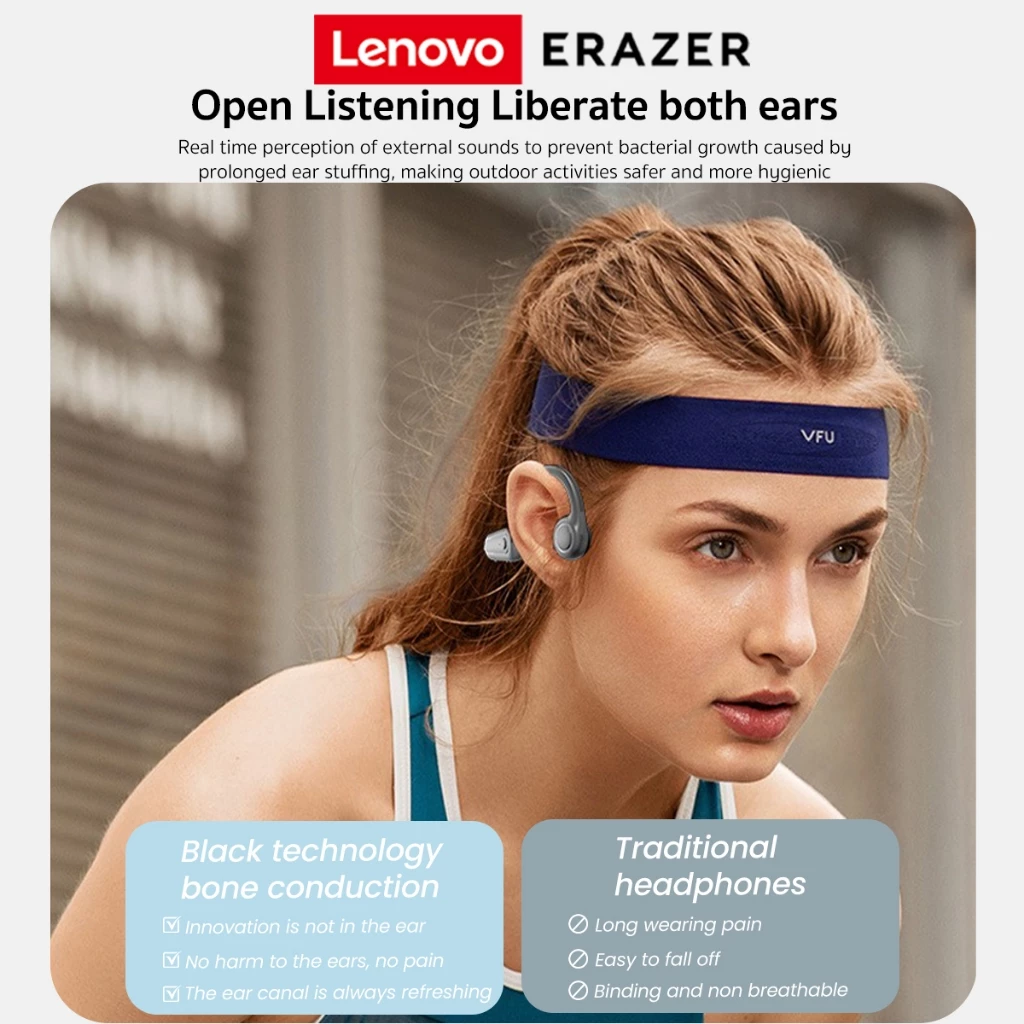 หูฟังไร้สาย XF22 Bone Conduction บลูทูธ 5.4 กันน้ำ IPX5 thumbnail 6