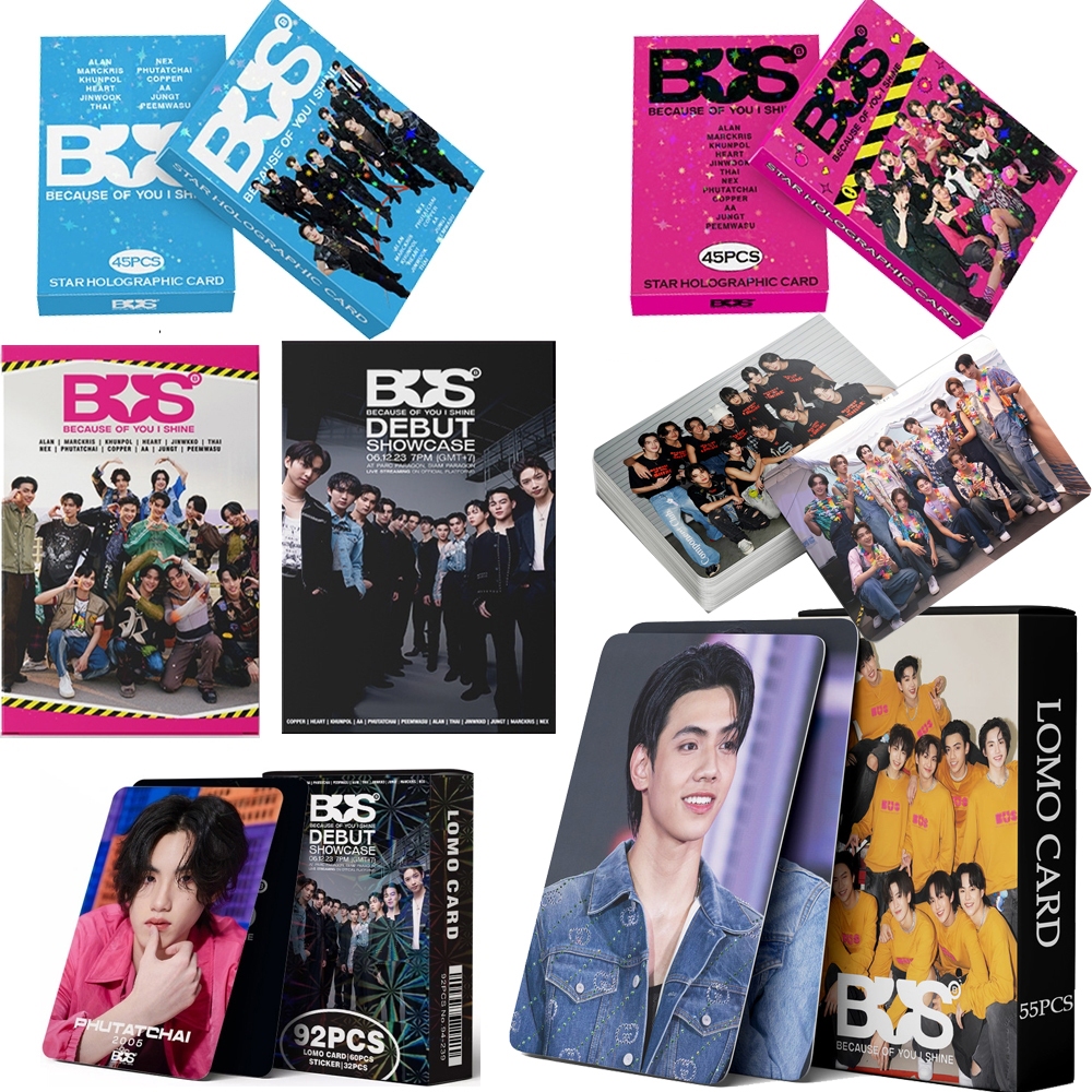 การ์ด Lomo Bus Photocards 55 ชิ้น Lomocard Holographic Photocard 124/55/30 ชิ้นกล่อง