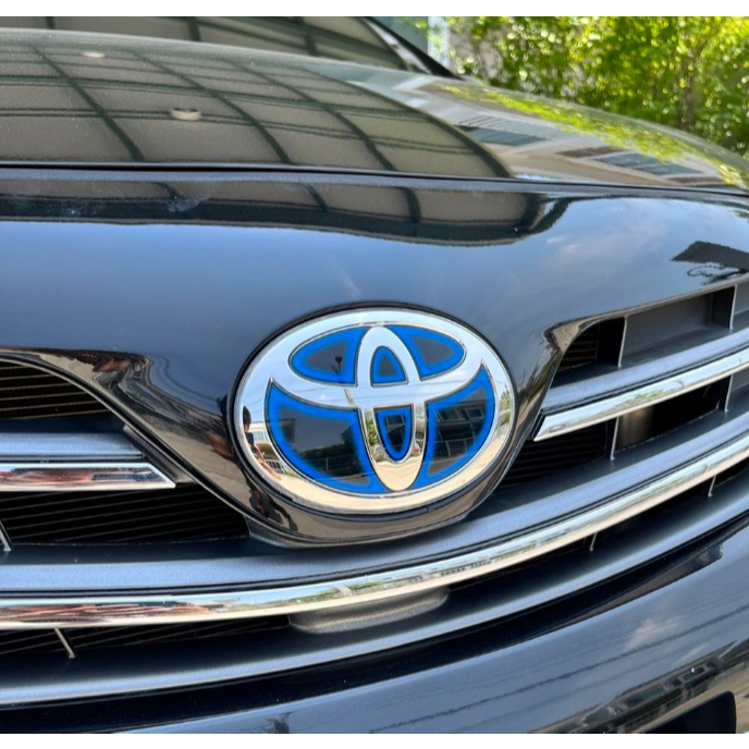 (1 ชิ้น)โลโก้สัญลักษณ์ Toyota Hybrid สีน้ําเงิน