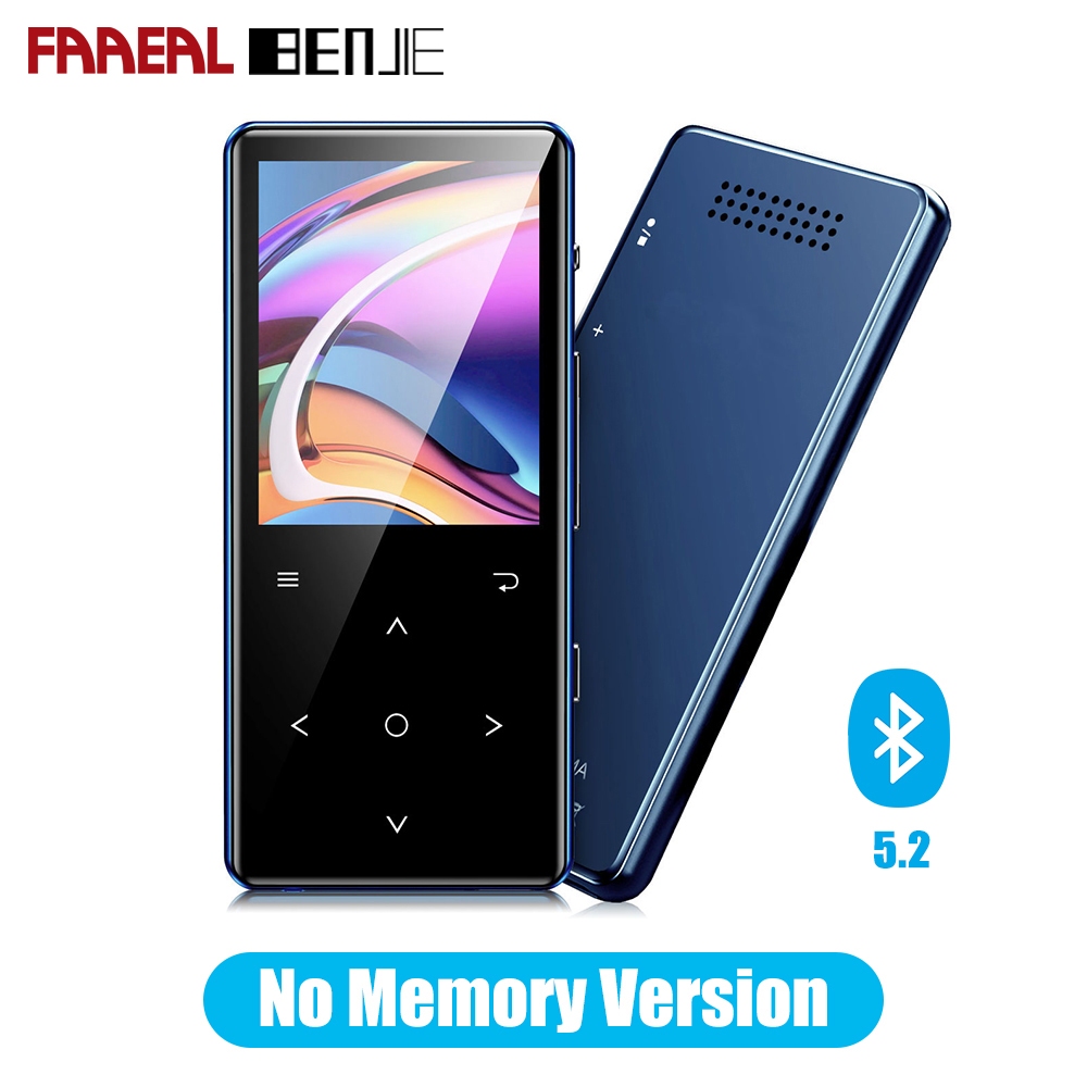 Faaeal BENJIE K3 เครื่องเล่นเพลง MP3 บลูทูธ 5.2 รองรับการ์ด SD แบบพกพา พร้อมลําโพง FM E-book HiFi Sound Walkman