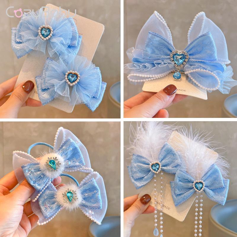 กิ๊บเจ้าหญิงเอลซ่า ประกายเพชร กิ๊บโบว์ เจ้าหญิง Headpiece