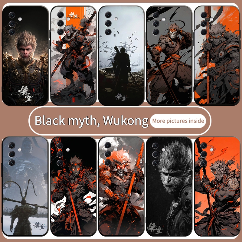SAMSUNG สําหรับsamsung A55 A35 A15 A25 A05 A05S M15 M14 J7 J6 4G 5G Plus Prime Cover BlackMyth WuKong Soft Case