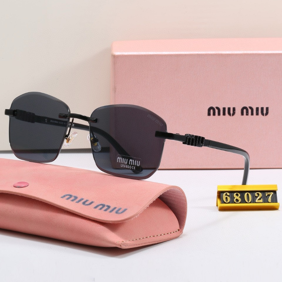 2024 ใหม่แฟชั่นแนวโน้มแว่นตาหรูหรา UV400 68027