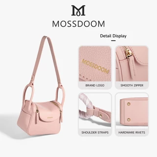 【Special off】MOSSDOOM Zenith Bag กระเป๋าสะพายไหล่น้ำหนักเบา ซิปรูด2ด้าน เเถมโบว์น่ารักๆ เหมาะสำหรับผู้หญิง