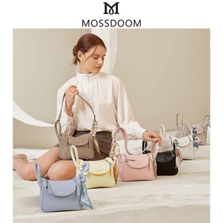 【Special off】MOSSDOOM Zenith Bag กระเป๋าสะพายไหล่น้ำหนักเบา ซิปรูด2ด้าน เเถมโบว์น่ารักๆ เหมาะสำหรับผู้หญิง