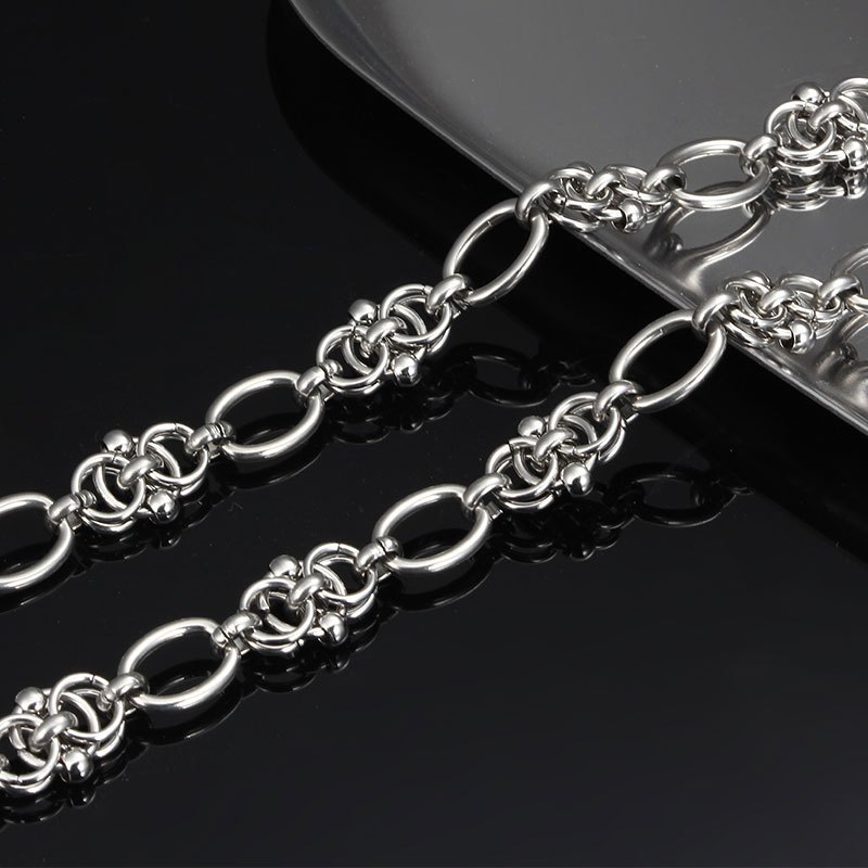 สแตนเลสสตีล Knot Chain สําหรับผู้ชายผู้หญิงเครื่องประดับทํา DIY Handmade สร้อยคอสร้อยข้อมือ Twist Chains อุปกรณ์เสริม