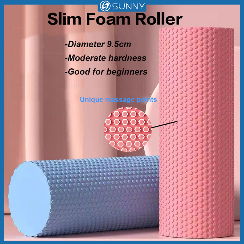 Sunnyfit Foam Roller EVA นวดจุด Slim Yoga Roller Fantastic หลายสีฟิตเนส Gym ผ่อนคลายกล้ามเนื้อ